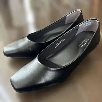 IMAGIN 블랙 스퀘어토 펌프스 24.5cm