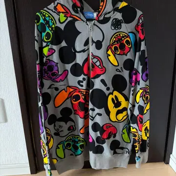 도쿄 디즈니 리조트 컬러풀 후드티 L