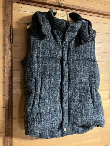 어반 리서치 해리스 트위드 다운 베스트 XL