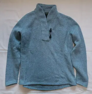 에디 바우어 플리스 풀오버 L 스카이블루 / 루프 버튼