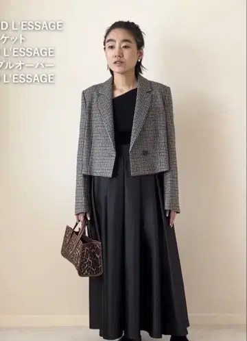 카네코 아야 크롭 자켓 journal standard L'essage