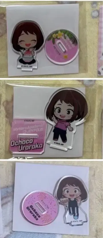 나의 히어로 아카데미아 히로아카 우라라카 오챠코 아크릴 스탠드 세트