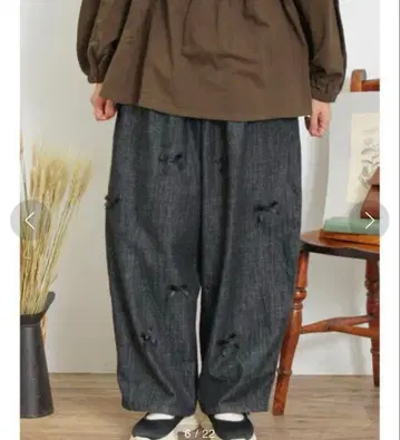 samansamos2 리본 이지 팬츠 새상품