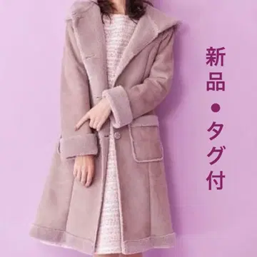 토카 [ 택 포함 새상품 ] 페이크 무스탕 코트