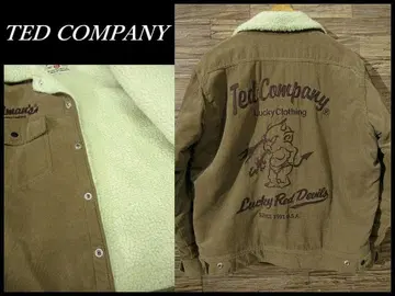 완판 XL 테드 컴퍼니 테드맨 보아 코듀로이 런치 자켓