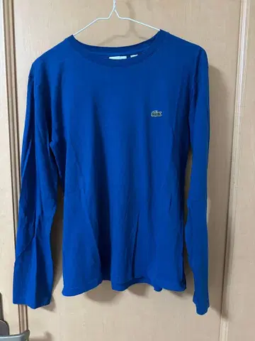 LACOSTE 파랑 긴팔 T셔츠