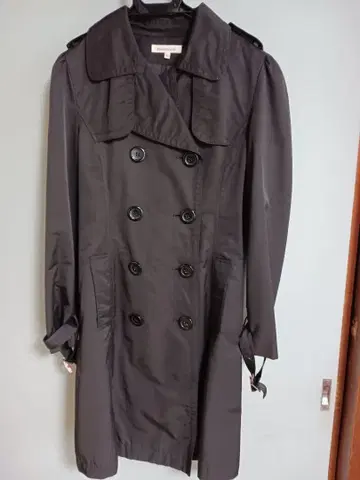 블랙 트렌치코트 여성용 Lsize