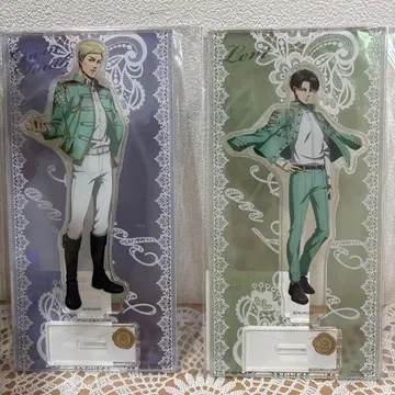 진격의 거인 에스크 아크릴 스탠드 엘빈 리바이 2개 세트