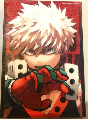 JCS 한정판 나의 히어로 아카데미아 바쿠고 카츠키 풀컬러 아트 보드