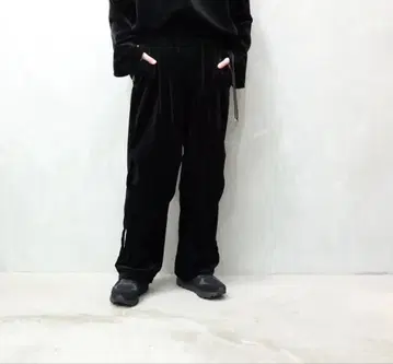 barbell object 블랙 와이드 팬츠 사이즈 2