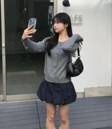 emmy 도트 무늬 벌룬 스커트 완판템