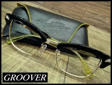 GROOVER 그루버 버논 아세테이트 티타늄 서몬트 브로우 안경