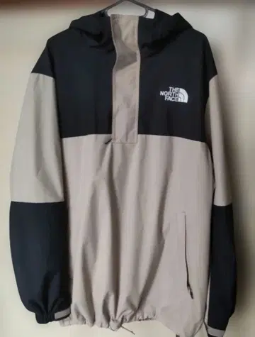 THE NORTH FACE 마운틴 후드티 베이지/블랙