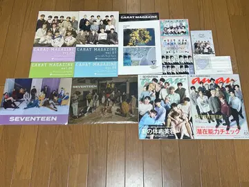 SEVENTEEN 세부치 FC 뉴스레터 anan 클리어 파일 캔뱃지
