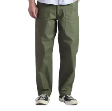 백 새틴 US 베이커 팬츠