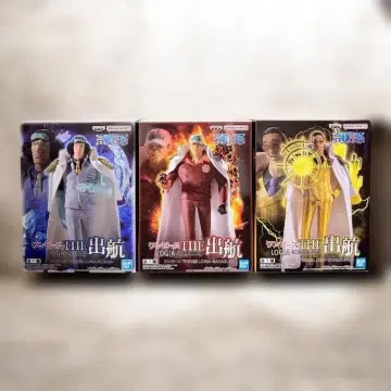 원피스 대장 사카즈키 아오키지 키자루 캐릭터 3체 세트