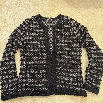 띠어리 럭스 트위드 가디건