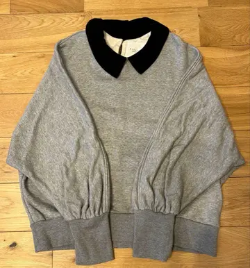 MAGALI 그레이 벌룬 슬리브 트레이닝복