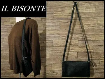 일비종떼 주름 가죽 크로스 바디 2WAY 롱 숄더 백