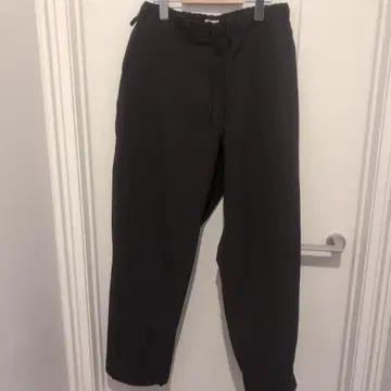 블랙 캐주얼 팬츠