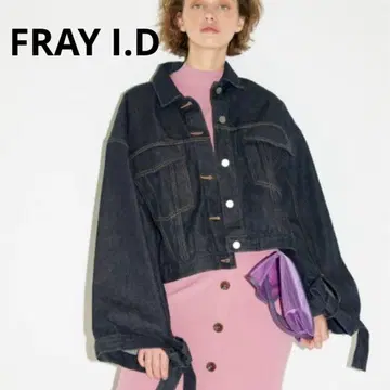 [ 새상품급 ] FRAY I.D 다크 데님 자켓