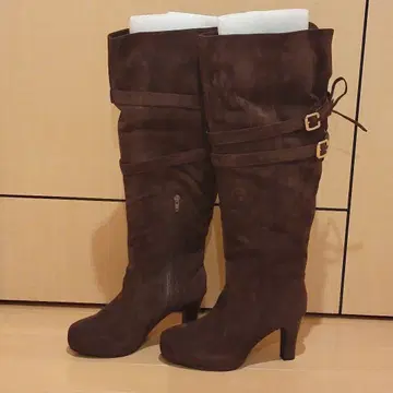 에코 메루카리 한정판 싸이하이 부츠 니하이 부츠 롱 부츠