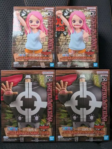 원피스 dxf 피규어 보니 곰 2종 4체 세트