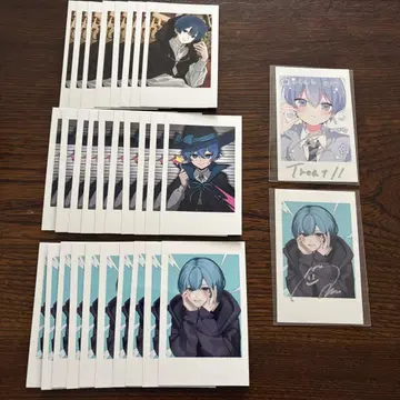 우타이테 aoru 아오루 야쿠마모 폴라로이드풍 트레이딩 카드