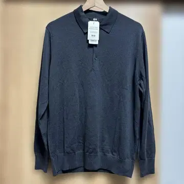 UNIQLO 엑스트라 파인 메리노 니트 피케 셔츠 스웨터