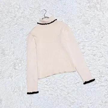 [ MAJESTIC LEGON ] 터틀넥 리브 니트 (M) 긴팔 타이트