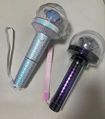 SEVENTEEN 세븐틴 응원봉 carat봉 2개 세트 상자 없음