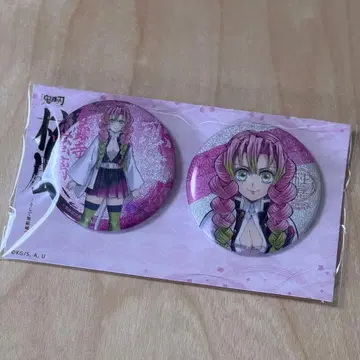 귀멸의 칼날 기둥전 칸로지 미츠리 키 비주얼 글리터 캔뱃지 세트