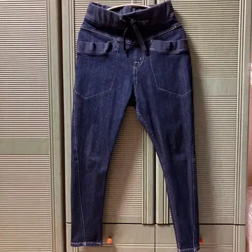 다크 블루 하이웨스트 스키니 팬츠