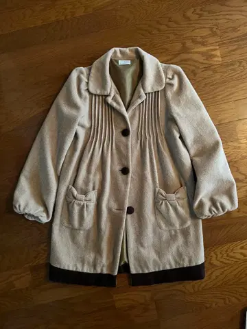 [ ARROW ] 퍼프 소매 롱 코트 L 사이즈