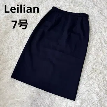 Leilian 레리안 울 스커트 7호 S 상당 일본제 블랙