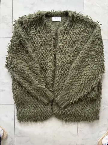 CLANE 올리브 그린 가디건