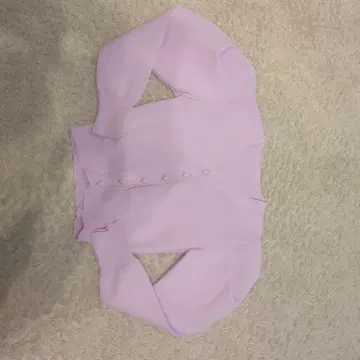 룰리안 라벤더 퍼프 슬리브 니트