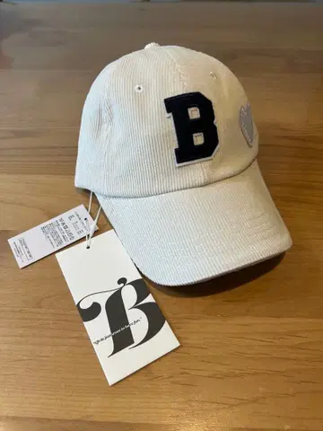 [ 미사용 새상품 ] Bibiy. B. CLUB CAP 캡 아이보리
