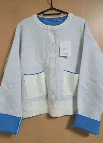 바이컬러 니트 가디건 LIAN 좋아하는 분