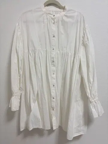 Ungrid 화이트 튜닉 기장