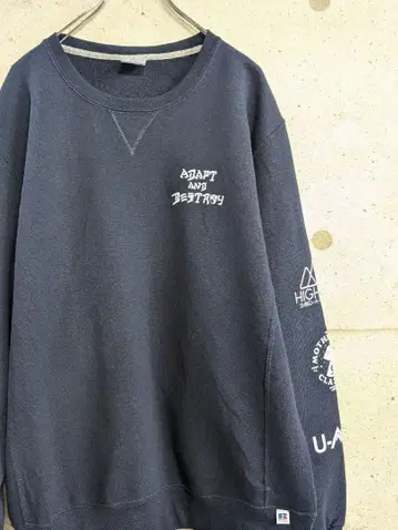 RUSSELL 리버스 위브 맨투맨 네이비 L 사이즈