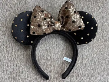 Disney TDL 미니 키라키라 벨로아 머리띠 [새상품급]