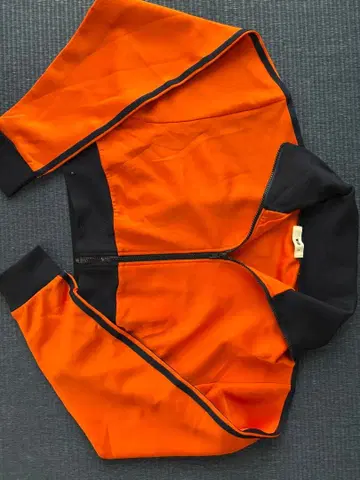 WEGO 오렌지 네이비 저지 F 사이즈