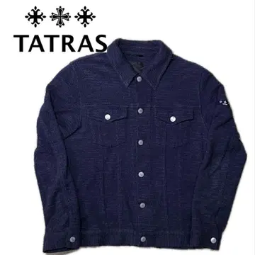 TATRAS 자켓 파일 원단 타트라스 데님 자켓 스타일 짧은 기장
