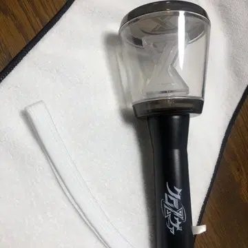 응원봉 블랙 투명 로고 포함