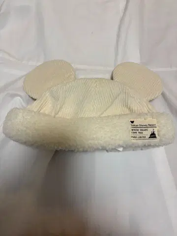 미키 보아 코듀로이캡 화이트 디즈니