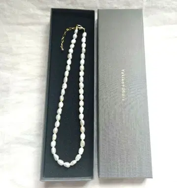 Yukiko Okura 화이트 담수 펄 목걸이