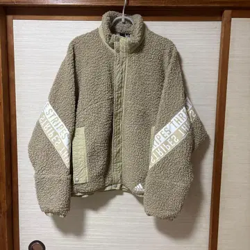 adidas PAKAIAN 보아 자켓 베이지