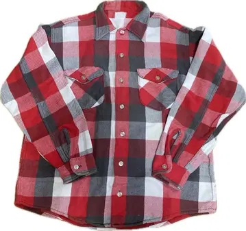 오슈코슈 빈티지 체크 무늬 플란넬 셔츠