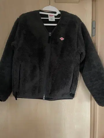 단톤 다크 그레이 보아 플리스 자켓